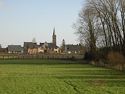 Vosselare seen from the Schipdonk Canal