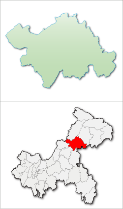 萬州區的地理位置