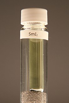 Samarium(II) iodide in an ampule