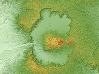 阿苏火山臼地型图