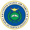 Emblem accompanying school name change, USAF Chaplain Service Institute, no specific religious symbols, 1992