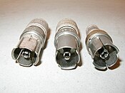 General Radio GR-874 hermaphroditic coaxial RF connector