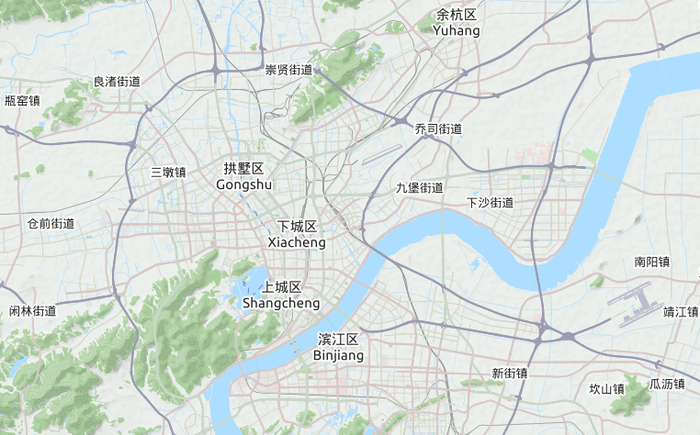 北新關在杭州市的位置