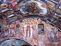 Ancient frescoes at the Kališta monastery in Struga