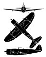 P-47D三视图