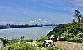 Image 28Atop the Hudson Palisades in Englewood Cliffs, Bergen County, overlooking the Hudson River, the George Washington Bridge, and the skyscrapers of Midtown Manhattan, New York City (from New Jersey)