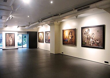 Subrata Sen Solo Show at Kamalnayan Bajaj Hall and Art Gallery, 2014