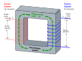 Secondary voltage wrong direction