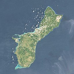 闪电山在Guam的位置