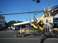 Pedestrian access for the bridge from Mandaluyong