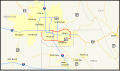 Existing map of Arizona 202