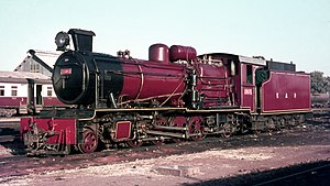 No. 2603 at Tabora depot, Tanzania, in 1968