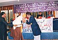 Syed Ajmal Ali Shah Niazi with Khwaja Hasan Sani Nizami at Bazm e Maikash