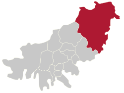 机张郡在釜山广域市的位置