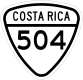 National Tertiary Route 504 shield}}