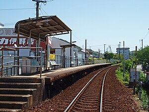 枝川站月台，摄于2010年