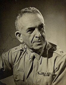 Black and white 1942 head and shoulders photo of Major General Edmund L. Daley in duty uniform and necktie, facing to his right, looking to his left