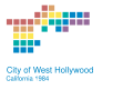 West Hollywood, California, city flag