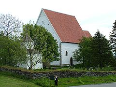 Trondenes Church at Trondenes.
