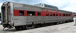 Former California Zephyr dome car in service with the Inland Lakes Railway