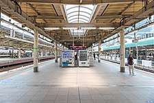 Tōkaidō Main Line platform in 2021