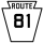 Pennsylvania Route 81 marker