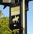 Control panel for equestrians, London