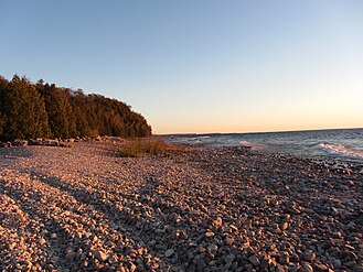 Porcupine Bay, southwestern view