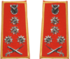 South African Army General Rank shoulder boards