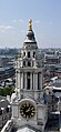 The finial pineapple on St Paul's Cathedral