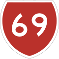 State Highway 69 marker