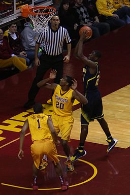 Caris LeVert, 20th MICH 2013–14 B1G opener v MINN