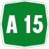 Autostrada A15 shield}}
