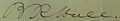 Signature of Baynard Rush Hall