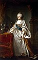 Catherine II lifts her hem to show it's lined with pearls