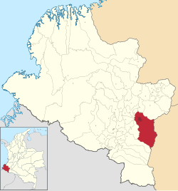 Location of the municipality and city of Pasto in the Department of Nariño