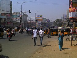 The Busy Main Road of Dilshukhnagar
