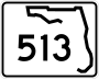 State Road 513 marker