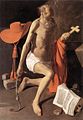 乔治·德·拉·图尔《忏悔的圣杰罗姆》，约1630至1632年，现藏于瑞典国立博物馆