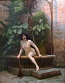 让-里奥·杰洛姆《执鞭的真理从井里爬出》，1896年