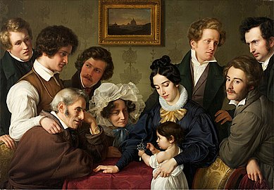 Der Schadow-Kreis Collective work by five painters, 1830