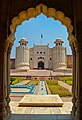 Image 8The Lahore Fort, a landmark built during the Mughal era, is a UNESCO World Heritage Site (from Culture of Pakistan)