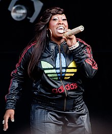 Missy Elliot on stage in 2006