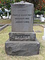 Tombstone of Franklin Seaver Pratt (1829-1894) in Oahu Cemetery, Honolulu