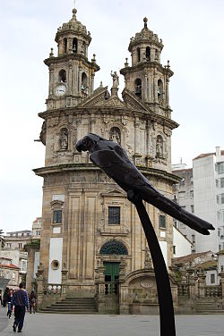 Rounded Pilgrims Church and Ravachol Parrot