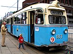 Preserved Gullfisk tram in 2009