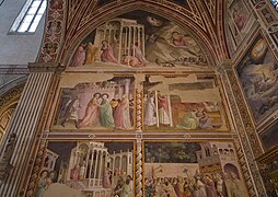 《圣母故事》（北墙），约1330年，佛罗伦斯圣十字圣殿巴龙切利小圣堂