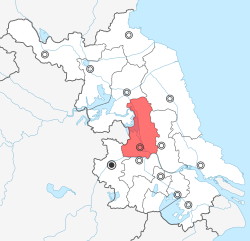 扬州市在江苏省的地理位置