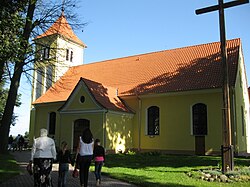 Holy Trinity church in Budry