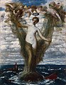 阿诺德·勃克林《维纳斯自海中升起》，1872年，现藏于圣路易斯艺术博物馆